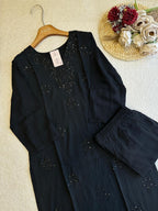 18824 Chikankari kurthi and palazzo set