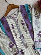 19368 Polychanderi kurta pant set